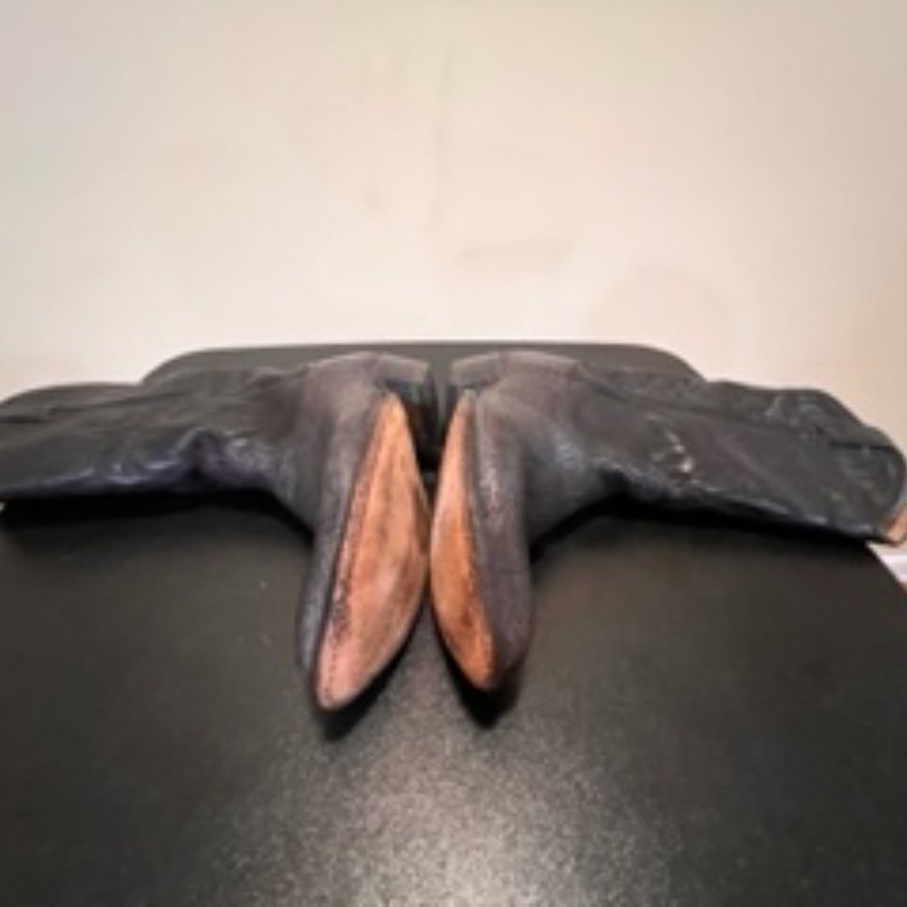 Tony Lama size 8 black western boots - Picture 9 of 11